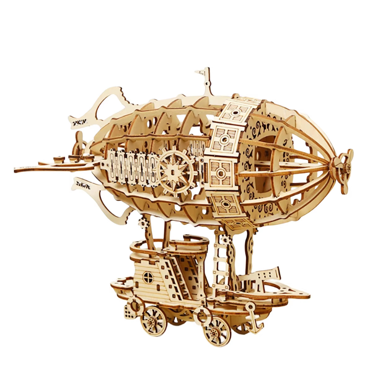 3-D Airship Wooden Puzzle Ket