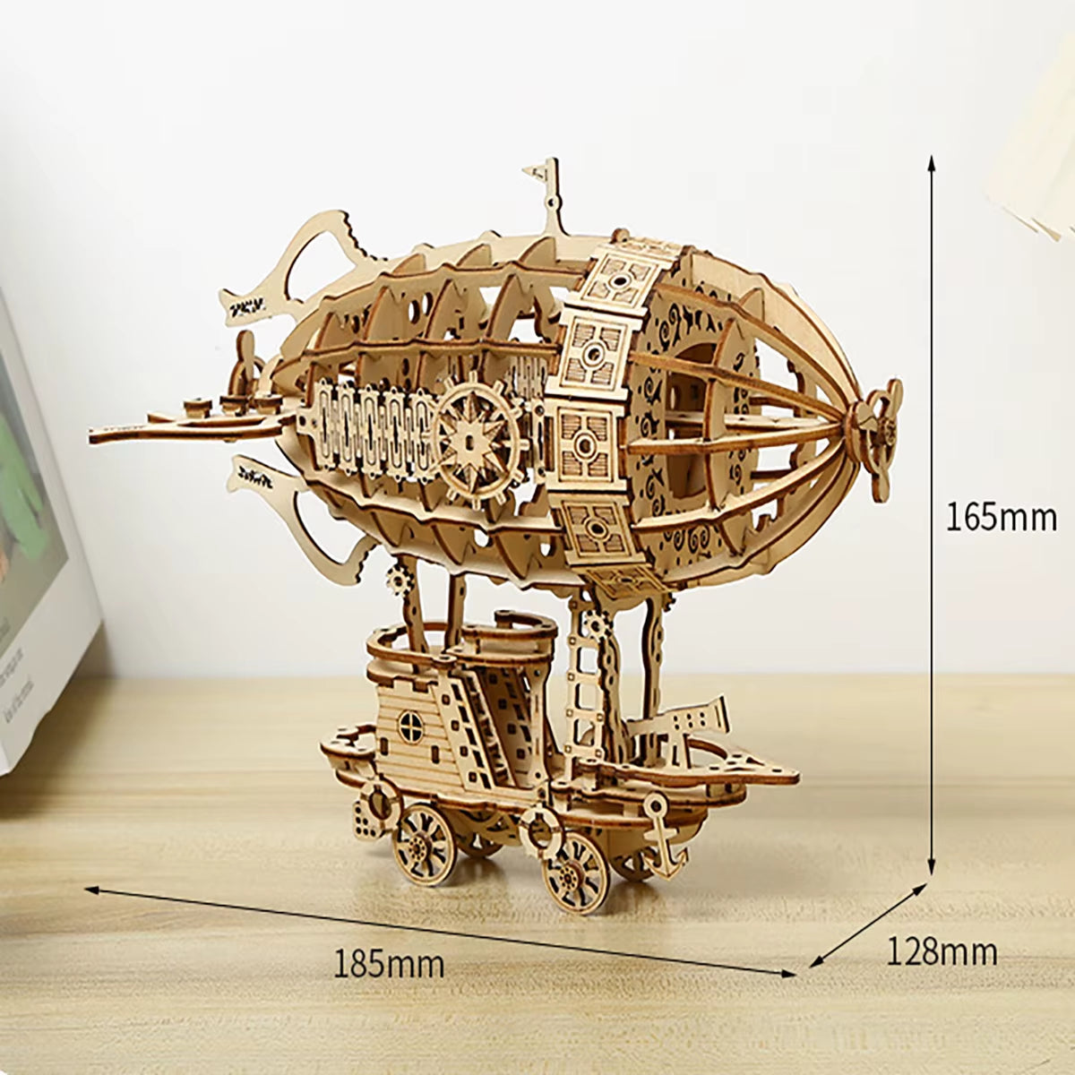 3-D Airship Wooden Puzzle Ket