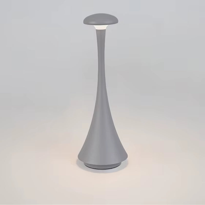Table Lamp Mushroom Night Light Minimalist Lamp Rechargeable Wireless Touch Lamp for Hotel Bedroom Atmosphere Light