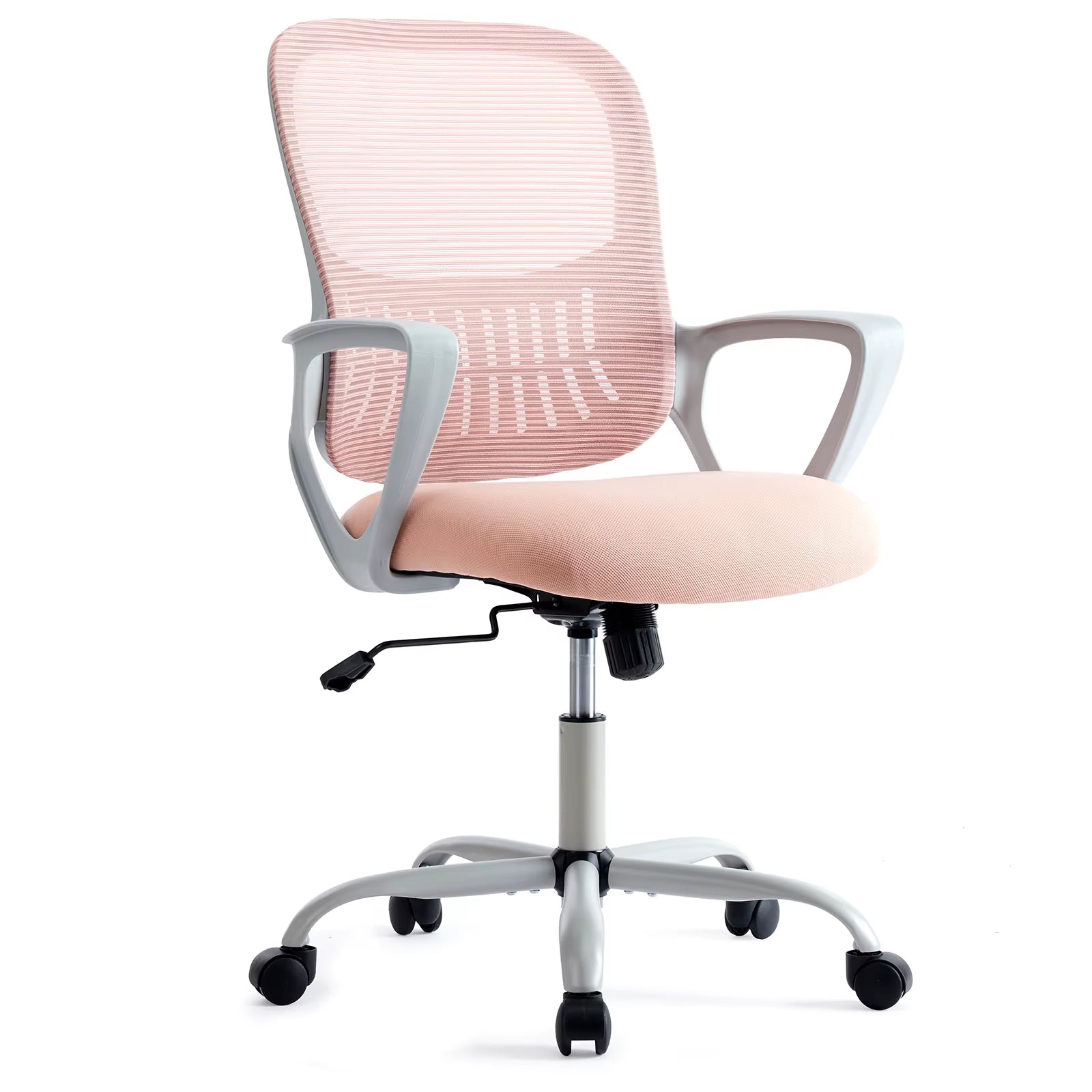 Ergonomic Mesh Backrest Office Desk Chair Adjustable Height Computer Rolling Work Swivel Gaming Chairs with Wheels for Home