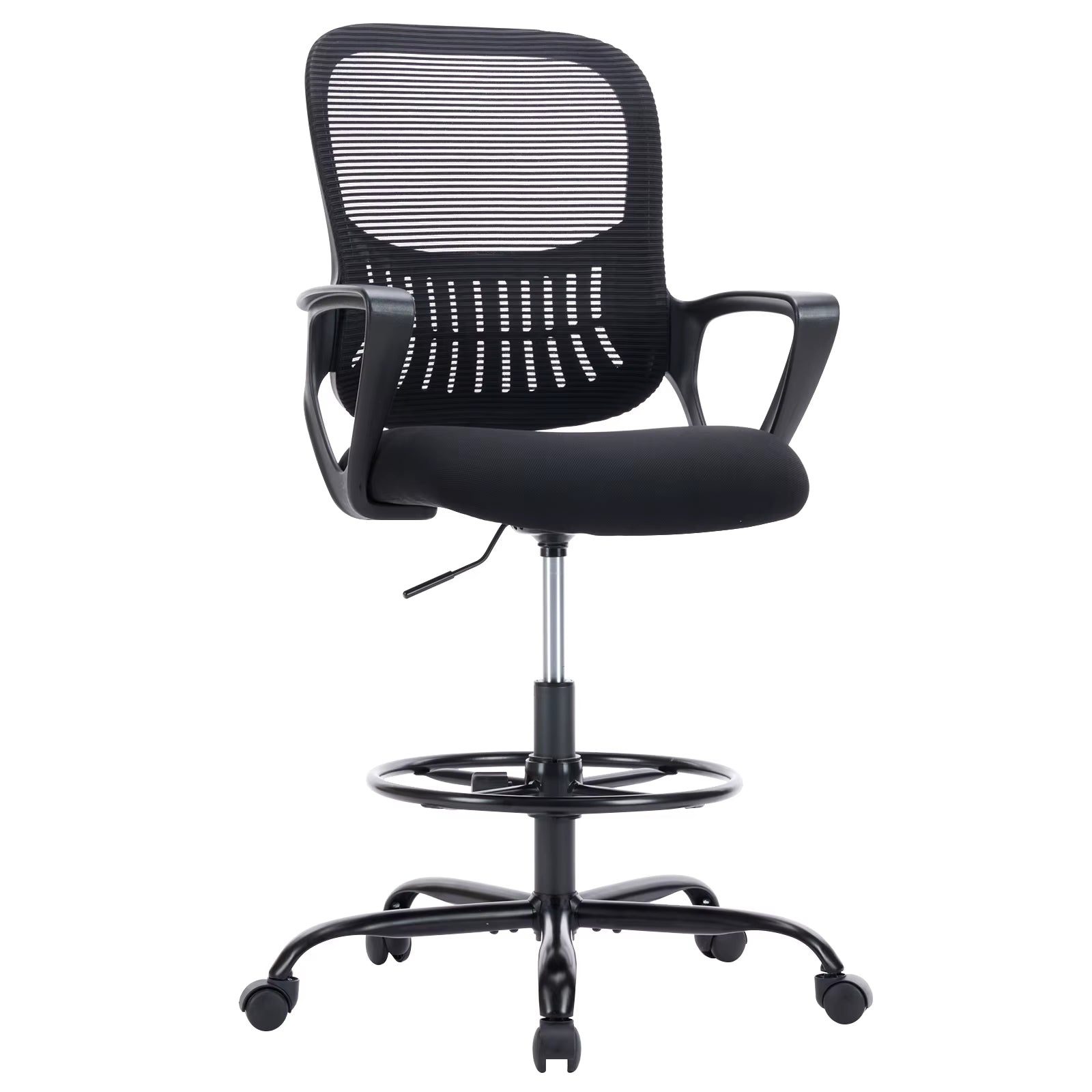 Ergonomic Mesh Backrest Office Desk Chair Adjustable Height Computer Rolling Work Swivel Gaming Chairs with Wheels for Home