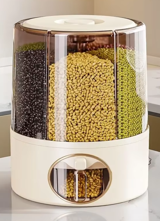 Multi-Compartment Grain Storage Container (Medium)