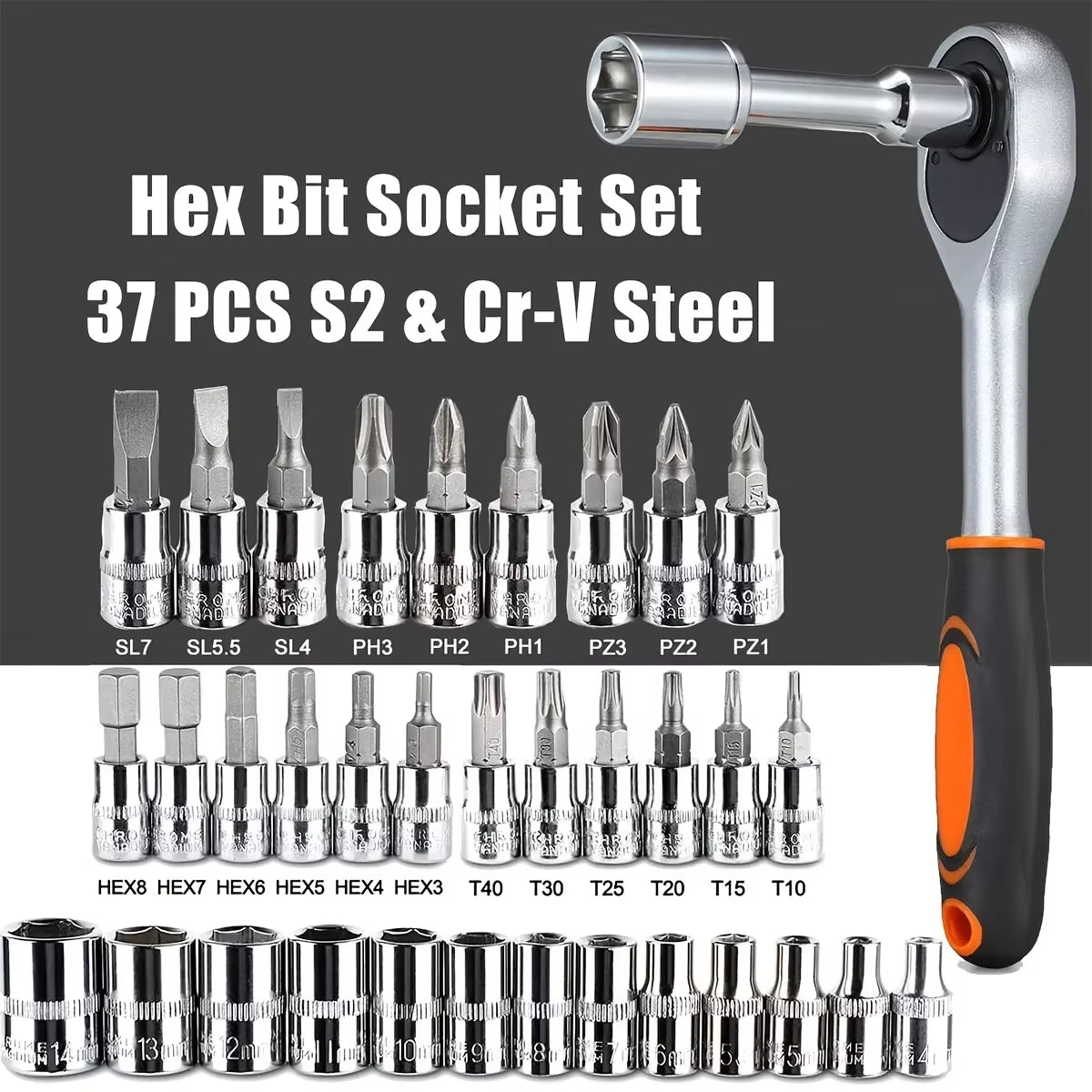Socket Wrench Set (46 Pieces)