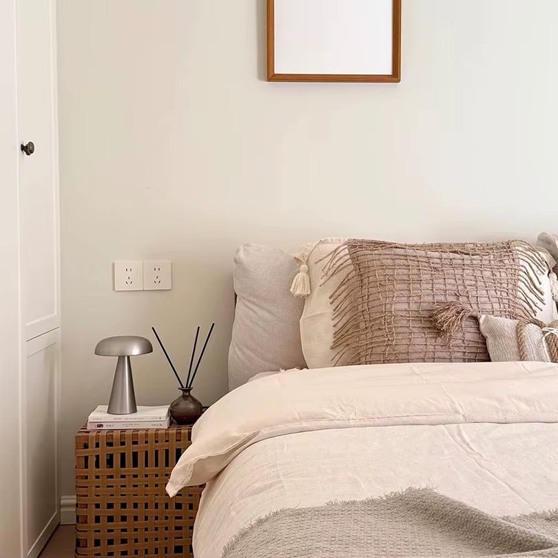 Rechargeable Metal LED Mushroom Lamp