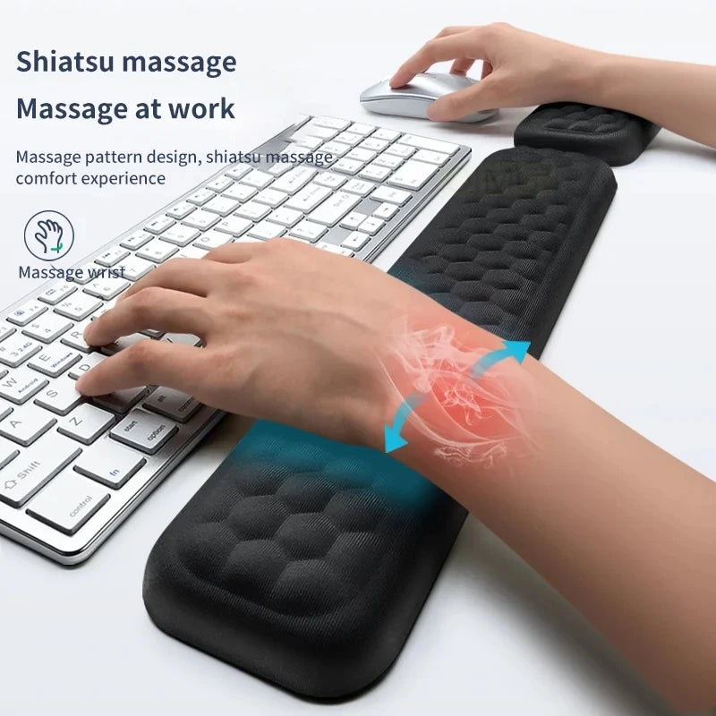 Memory Foam Wristpads for Keyboard and Mouse Hand