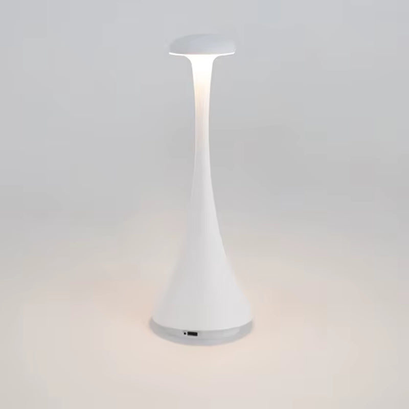 Table Lamp Mushroom Night Light Minimalist Lamp Rechargeable Wireless Touch Lamp for Hotel Bedroom Atmosphere Light