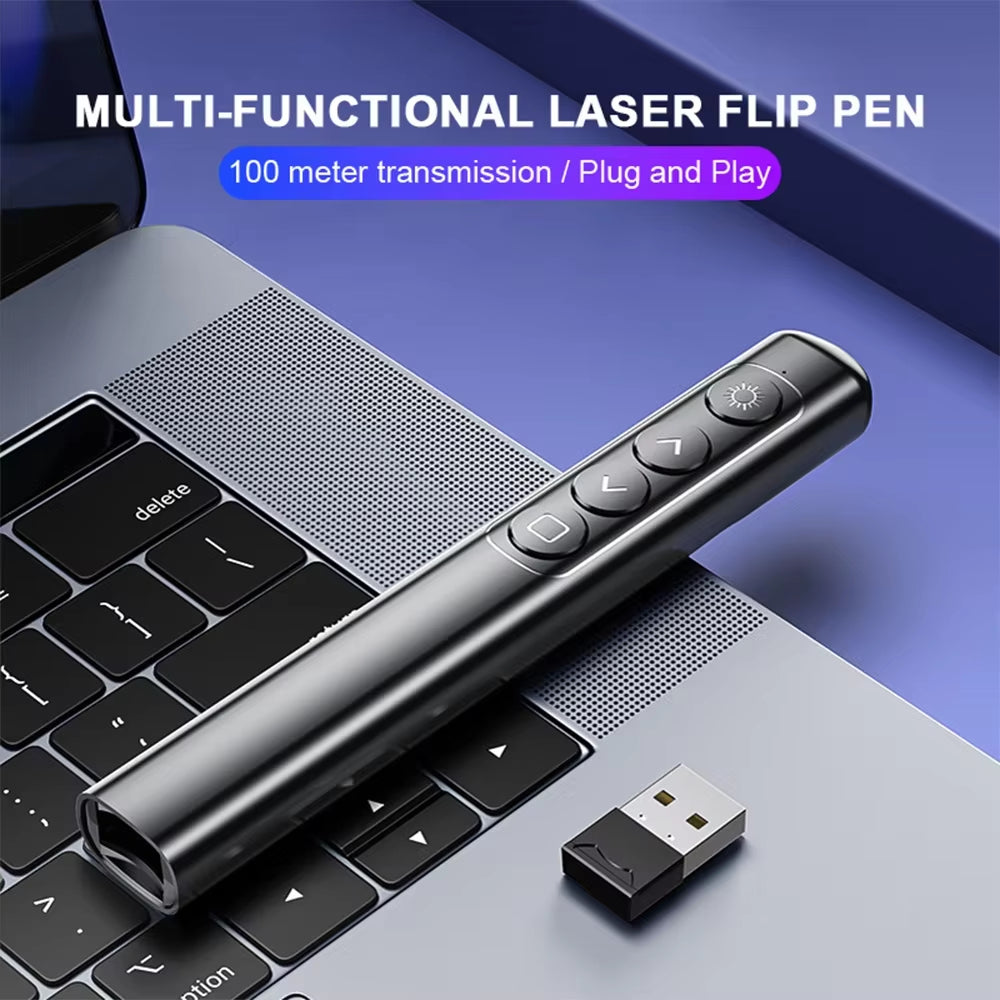 USB Connected Presentation Remote w. Laser Pointer