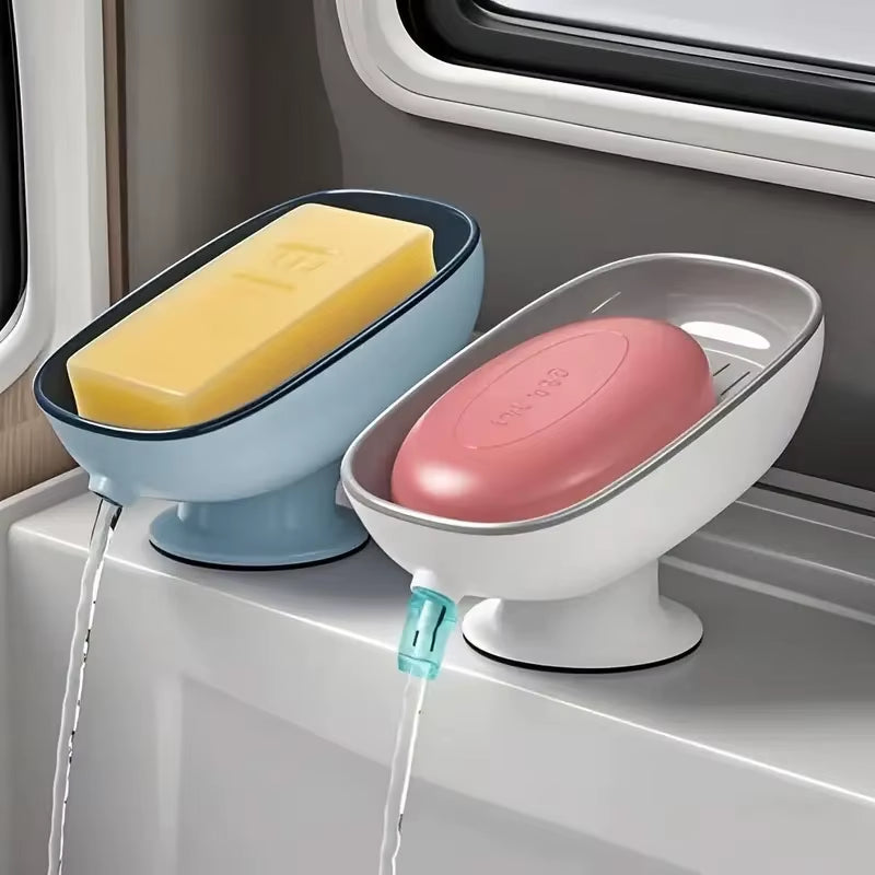 Plastic Suction Cup Soap or Sponge Dish