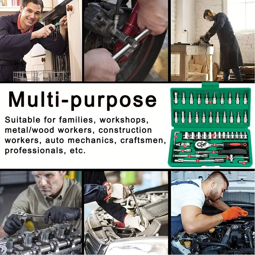 Socket Wrench Set (46 Pieces)