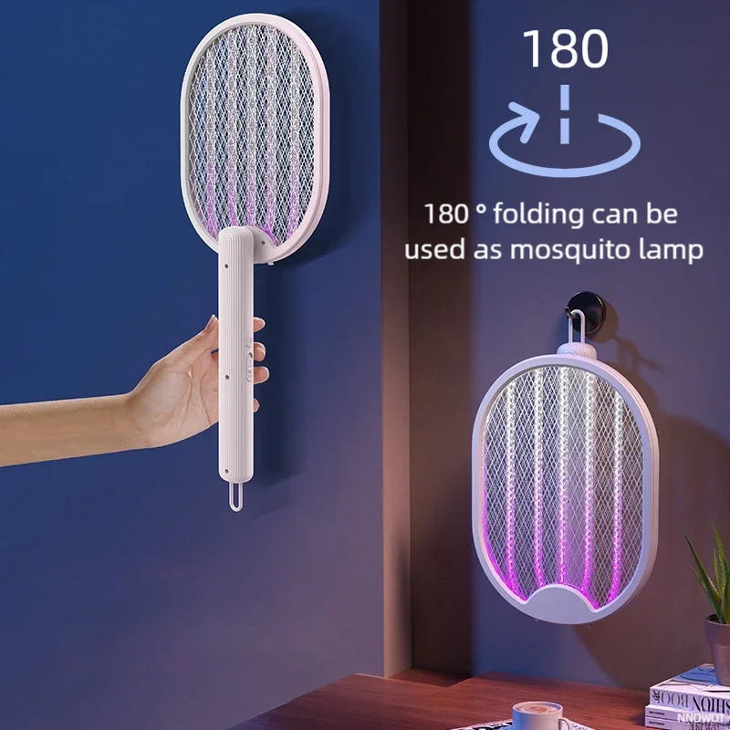 Rechargeable Folding Electric Fly Swatter