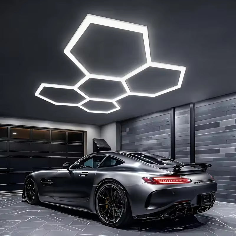 Hexagon LED Garage Lights (25 Pack)