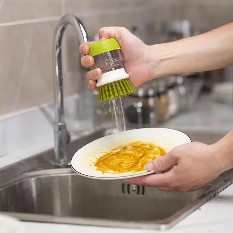 Dish Brush w. Soap Dispenser