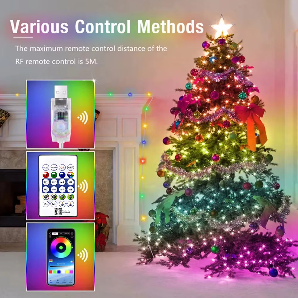 App or Remote Controlled Programmable Fairy Lights