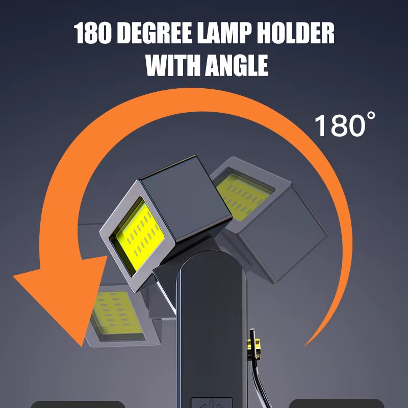Magnetic 180-Deg Swivel Flashlight
