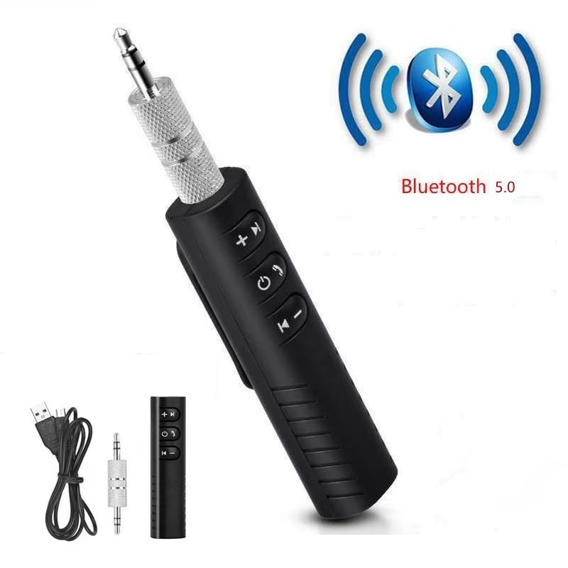 Wireless Bluetooth 5.0 Receiver Adapter 3.5Mm Jack for Car Music Audio Aux A2Dp Headphone Reciever Handsfree