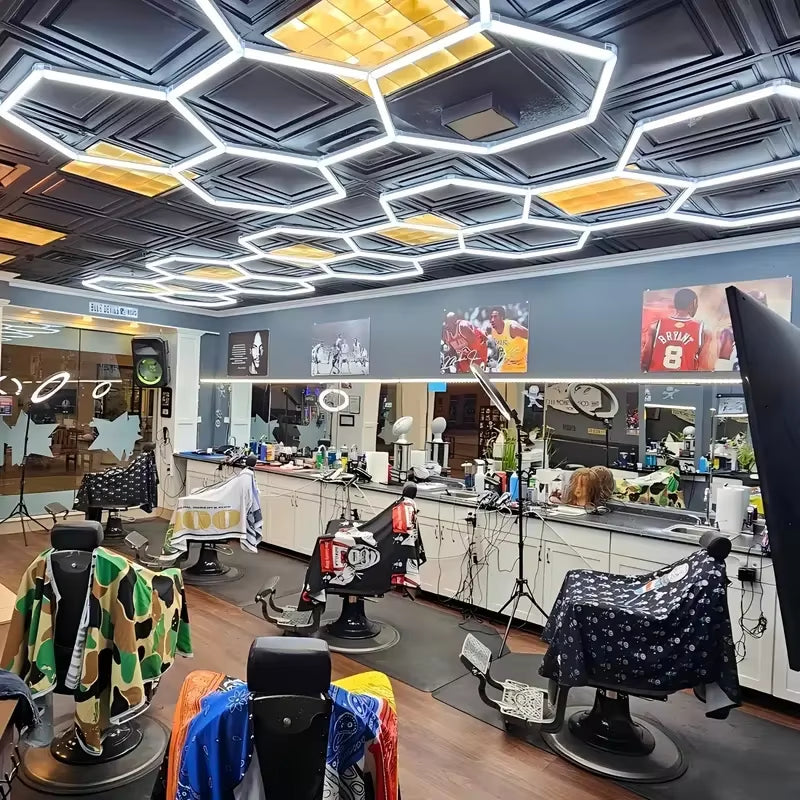 Hexagon LED Garage Lights (25 Pack)