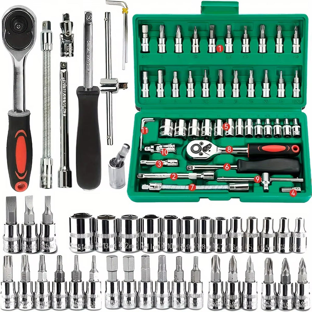 Socket Wrench Set (46 Pieces)
