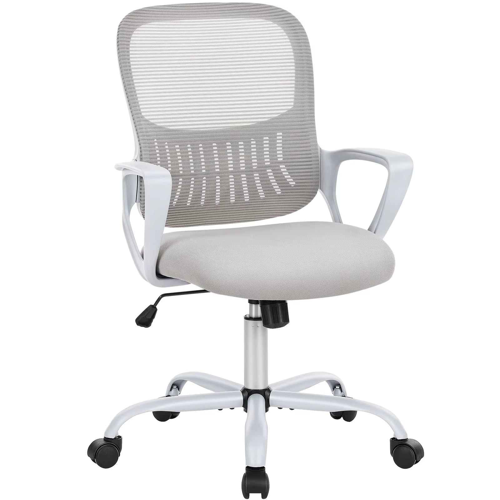 Ergonomic Mesh Backrest Office Desk Chair Adjustable Height Computer Rolling Work Swivel Gaming Chairs with Wheels for Home